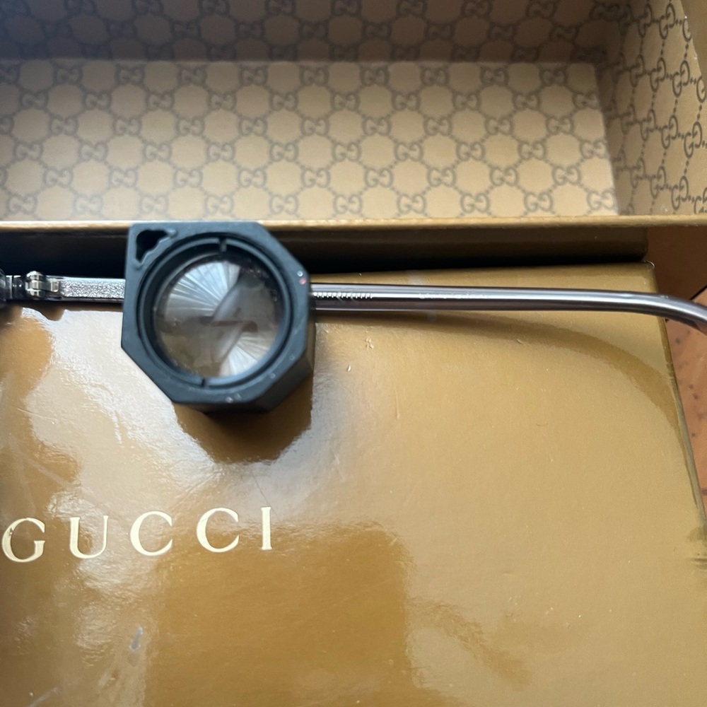 Authentic Gucci Eyeglass Frames | Grey Acetate | - image 7